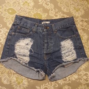 Brandy Melville Denim Shorts size 38